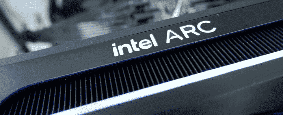 An Intel Arc A770 Limited Edition graphics card from various angles