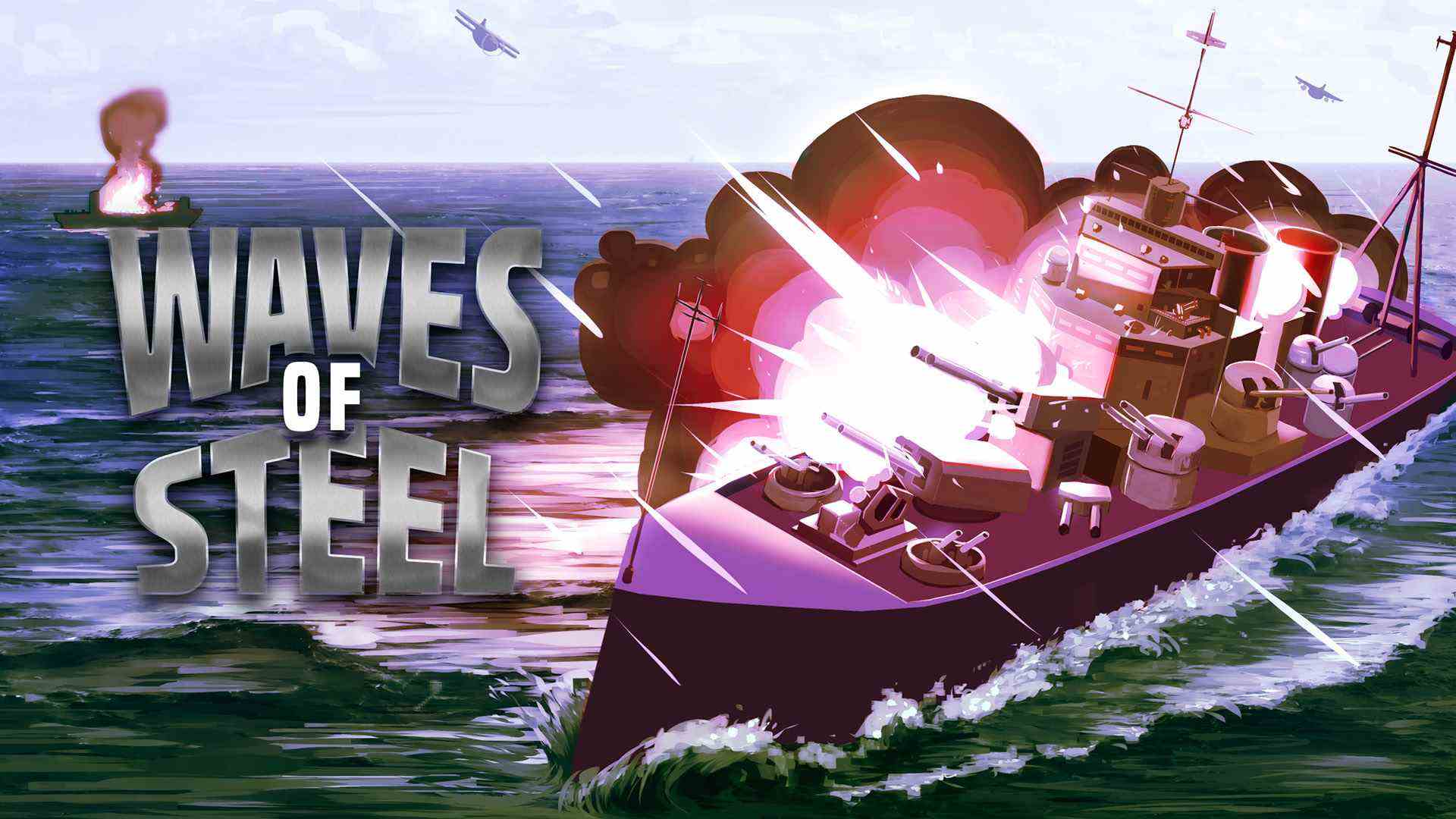 Le jeu de simulation de combat naval d'arcade Waves of Steel sera lancé le 6 février 2023 sur PC, plus tard sur Xbox Series    
