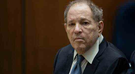 LOS ANGELES, CA - OCTOBER 04: Former film producer Harvey Weinstein appears in court at the Clara Shortridge Foltz Criminal Justice Center on October 4, 2022 in Los Angeles, California. Harvey Weinstein was extradited from New York to Los Angeles to face sex-related charges. (Photo by Etienne Laurent-Pool/Getty Images)