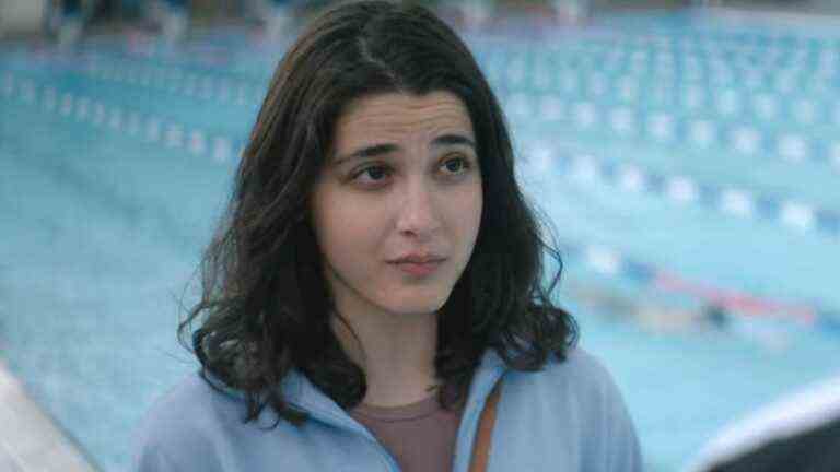 Nathalie Issa as Yusra Mardini in The Swimmers