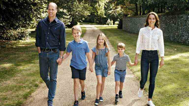 Le prince et la princesse de Galles dévoilent leur photo de carte de Noël