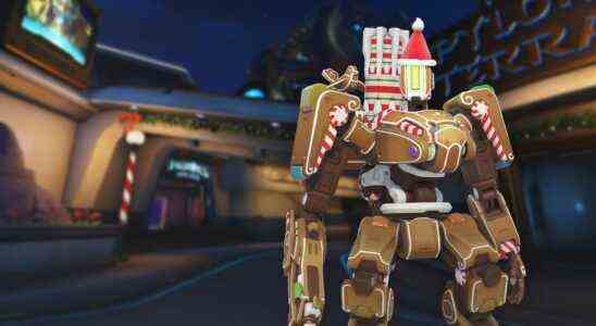 Le skin le moins cher d'Overwatch 2 est ce bastion en pain d'épice à 1 pièce