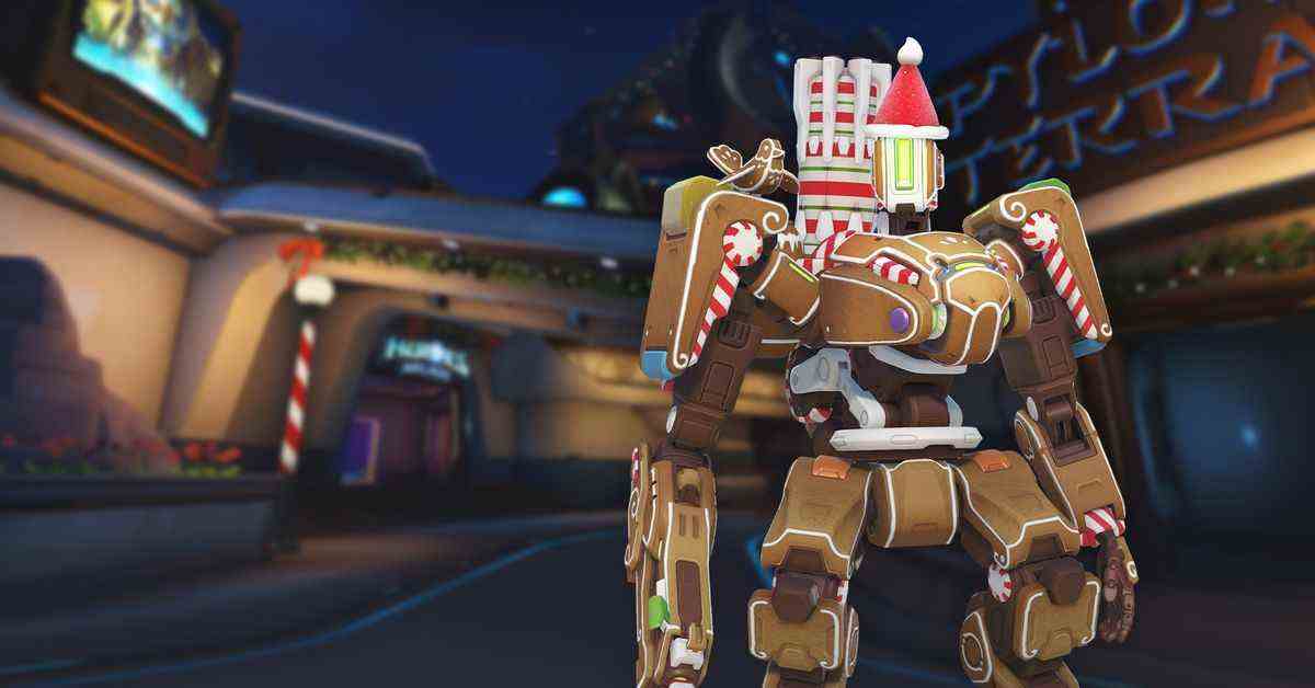 Le skin le moins cher d'Overwatch 2 est ce bastion en pain d'épice à 1 pièce
