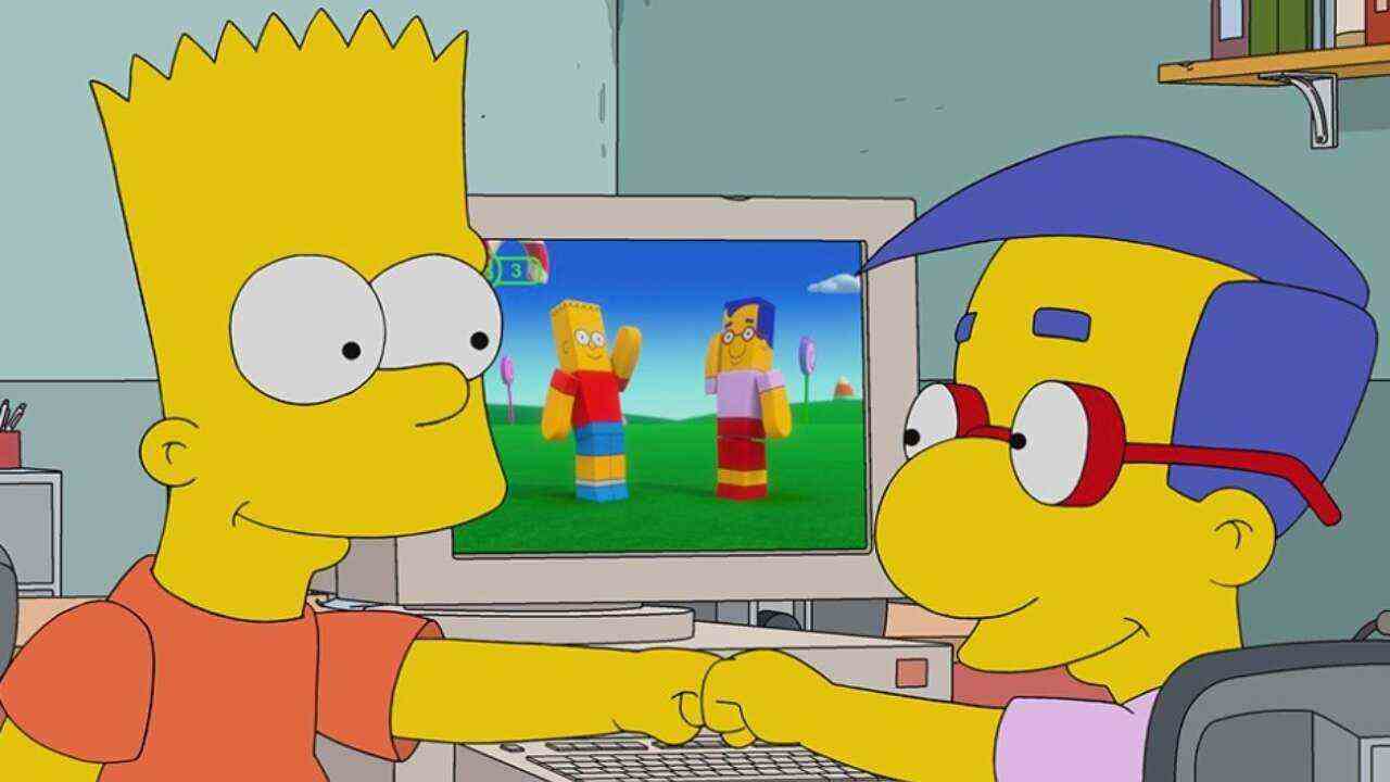 Les derniers épisodes des Simpsons Spoofs Jeu en ligne populaire Roblox
