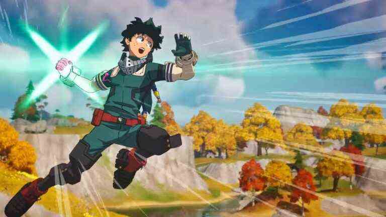 Les joueurs de Fortnite sont déjà obsédés par l’OP Deku Smash du crossover My Hero Academia