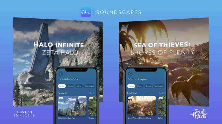 Les pistes d’ambiance Halo et Sea of ​​​​Thieves arrivent sur l’application de méditation Calm