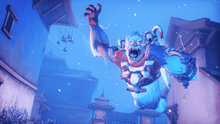 Winston in Yeti Hunter in Overwatch 2.