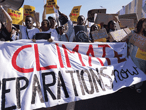 Des manifestants pour le climat à la COP27