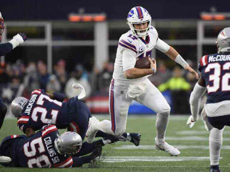 PRIME TIME PICK: les Patriots gardent les choses proches avec des Bills fatigués