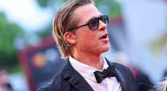 VENICE, ITALY - SEPTEMBER 08: Brad Pitt attends the "Blonde" red carpet at the 79th Venice International Film Festival on September 08, 2022 in Venice, Italy. (Photo by Vittorio Zunino Celotto/Getty Images)