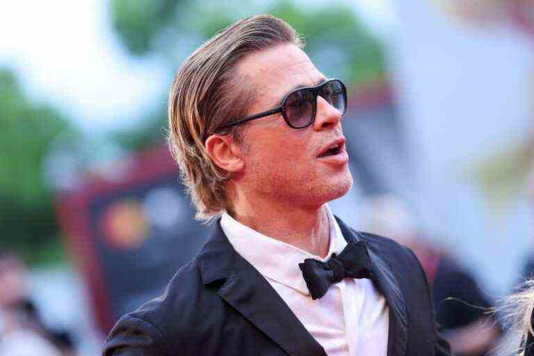 VENICE, ITALY - SEPTEMBER 08: Brad Pitt attends the "Blonde" red carpet at the 79th Venice International Film Festival on September 08, 2022 in Venice, Italy. (Photo by Vittorio Zunino Celotto/Getty Images)