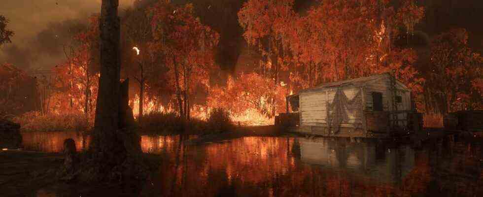 Pour un temps limité, la carte de Hunt : Showdown est littéralement en feu