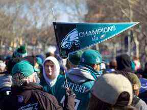 Un défilé du Super Bowl des Eagles de Philadelphie.