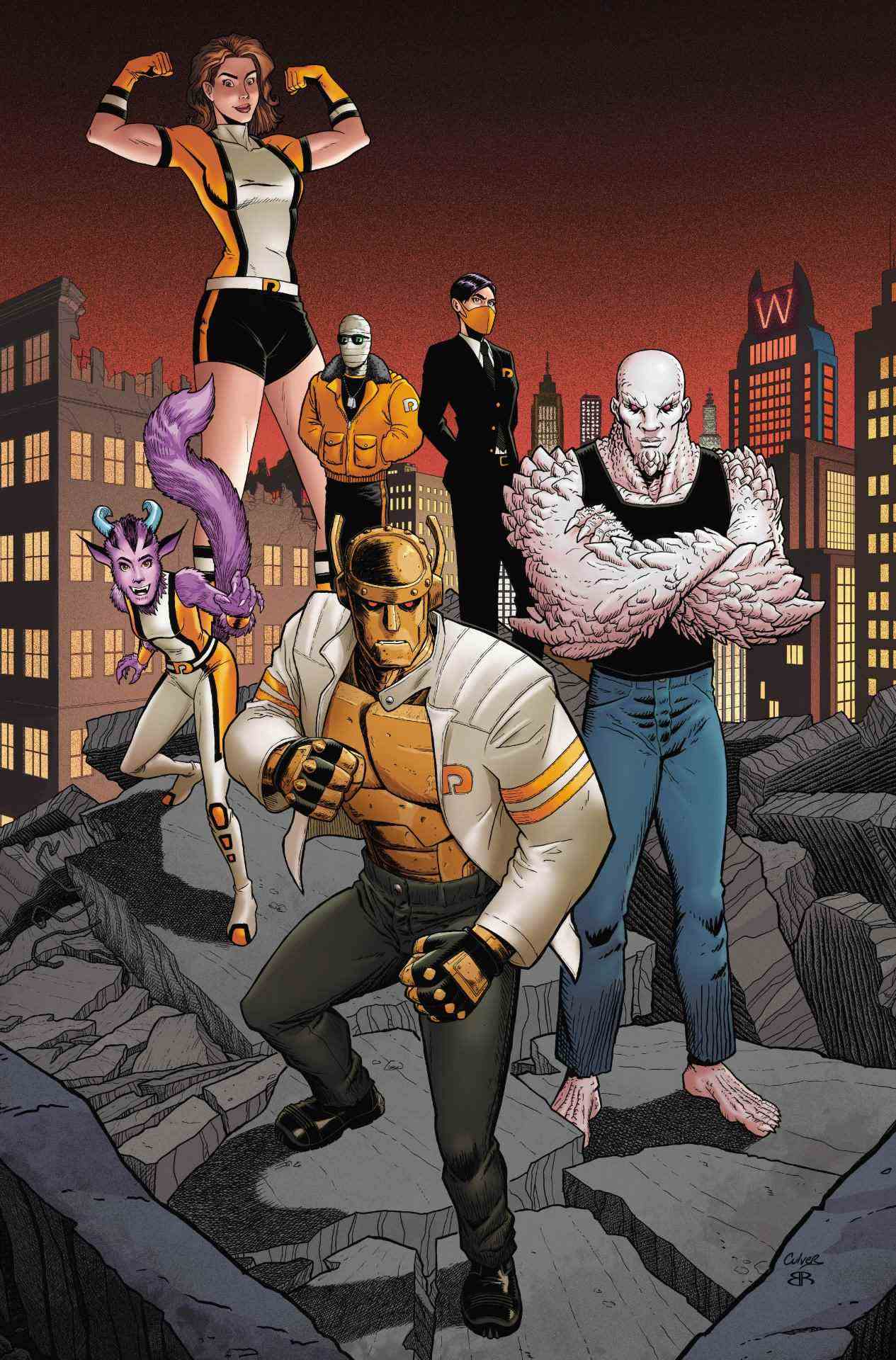 Couverture de la variante imparable de Doom Patrol # 1