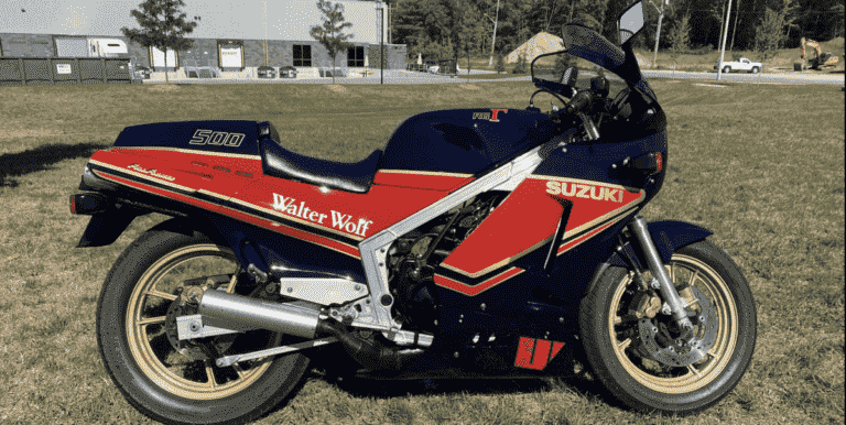 Rare 1986 Suzuki RG500 Gamma Walter Wolf Moto Sur BaT