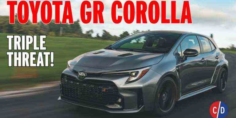 Regardez la Toyota GR Corolla 2023 en action