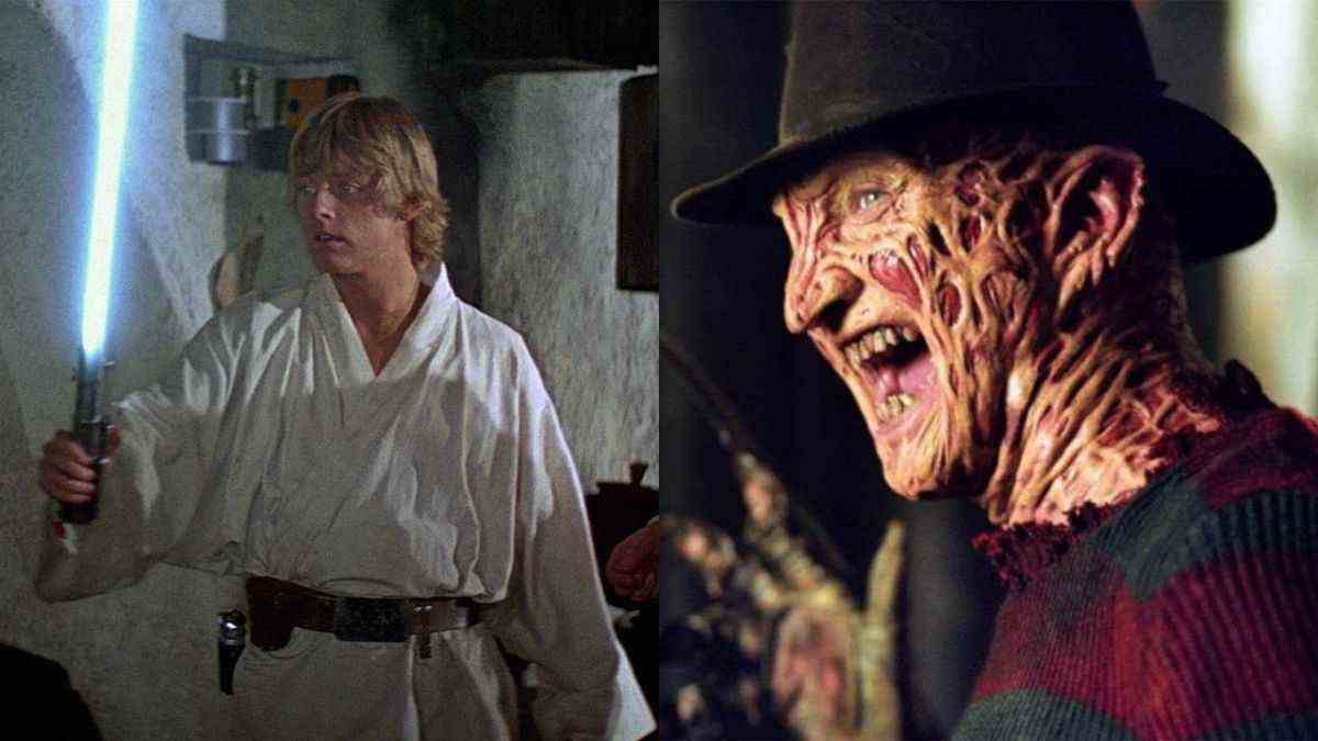 Mark Hamill as Luke Skywalker/Robert Englund as Freddy Krueger