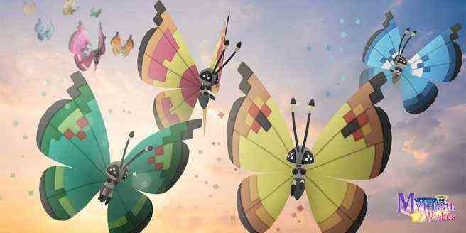 Pokemon GO Scatterbug, Spewpa et Vivillon