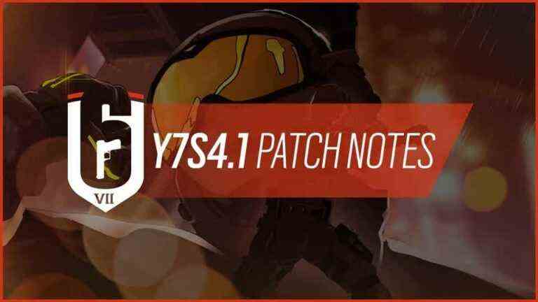 Sortie de la mise à jour 2.40 de Rainbow Six Siege pour le patch Y7S4.1 ce 13 décembre