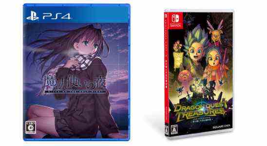 Sorties de jeux japonais de cette semaine : Dragon Quest Treasures, Witch on the Holy Night, plus