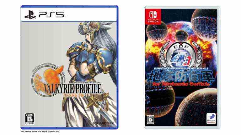 Sorties de jeux japonais de cette semaine : Earth Defence Force 4.1 pour Switch, Valkyrie Profile : Lenneth pour PS5 et PS4, plus    
