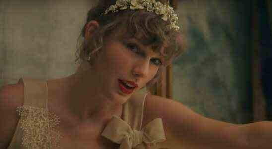 Taylor Swift in her music video for Willow.