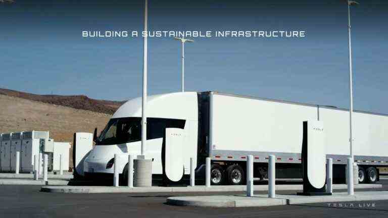 Tesla Zapping Out Faster V4 Supercharge pour Semis et Cybertruck en 2023