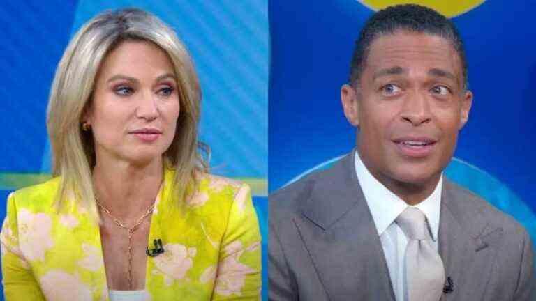 Twitter a des pensées après qu'Amy Robach et TJ Holmes aient été vus en public dans le cadre de l'enquête GMA
