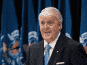 L'ancien premier ministre Brian Mulroney prend la parole lors d'un événement en 2019.