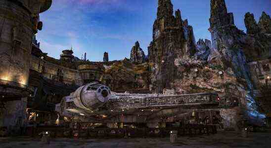 The Millennuim Falcon at Star Wars: Galaxy