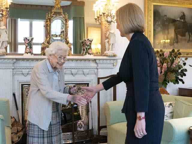 Liz Truss et la reine à Balmoral