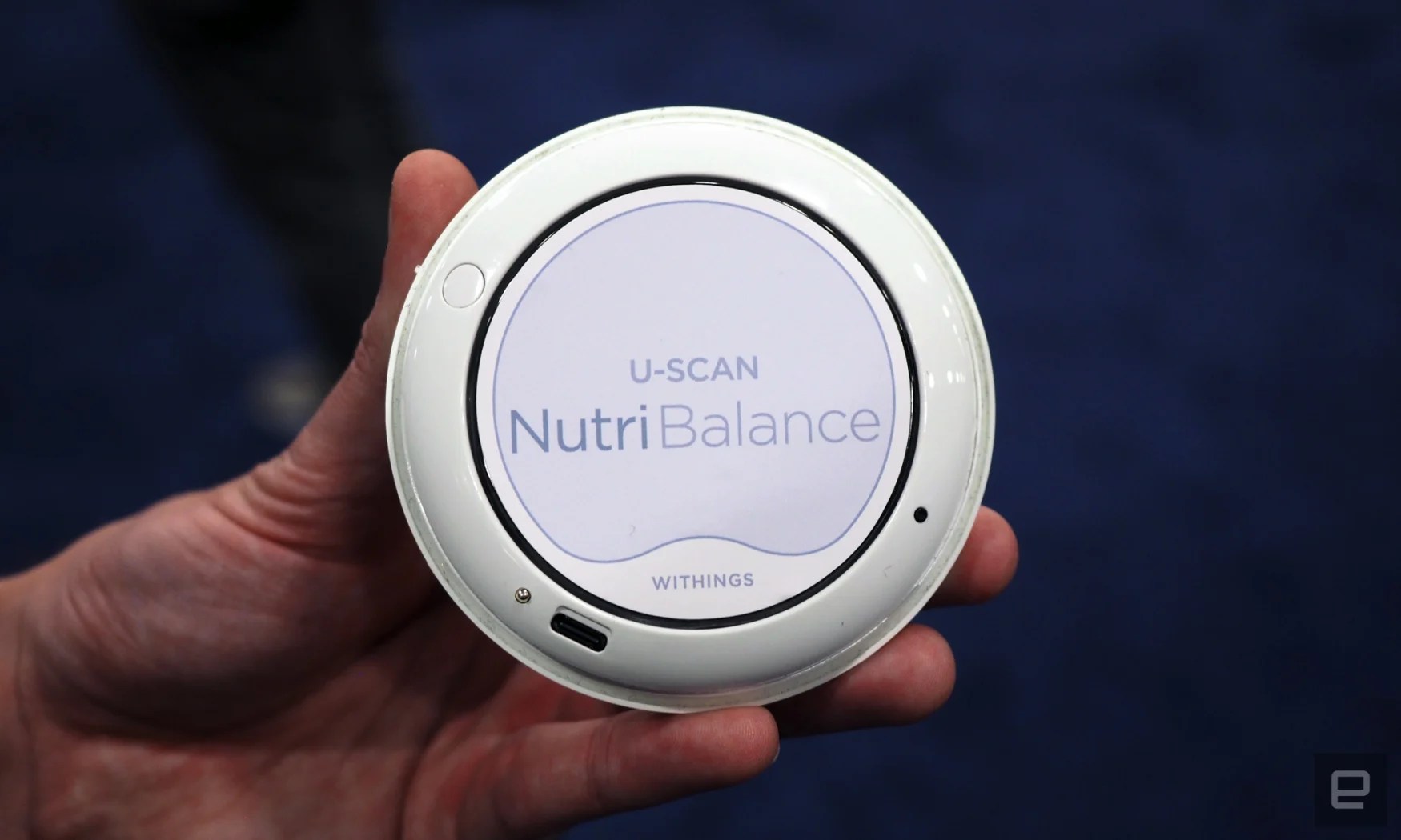 Image d'une cartouche NutriBalance à l'intérieur du nouveau U-Scan de Withings.