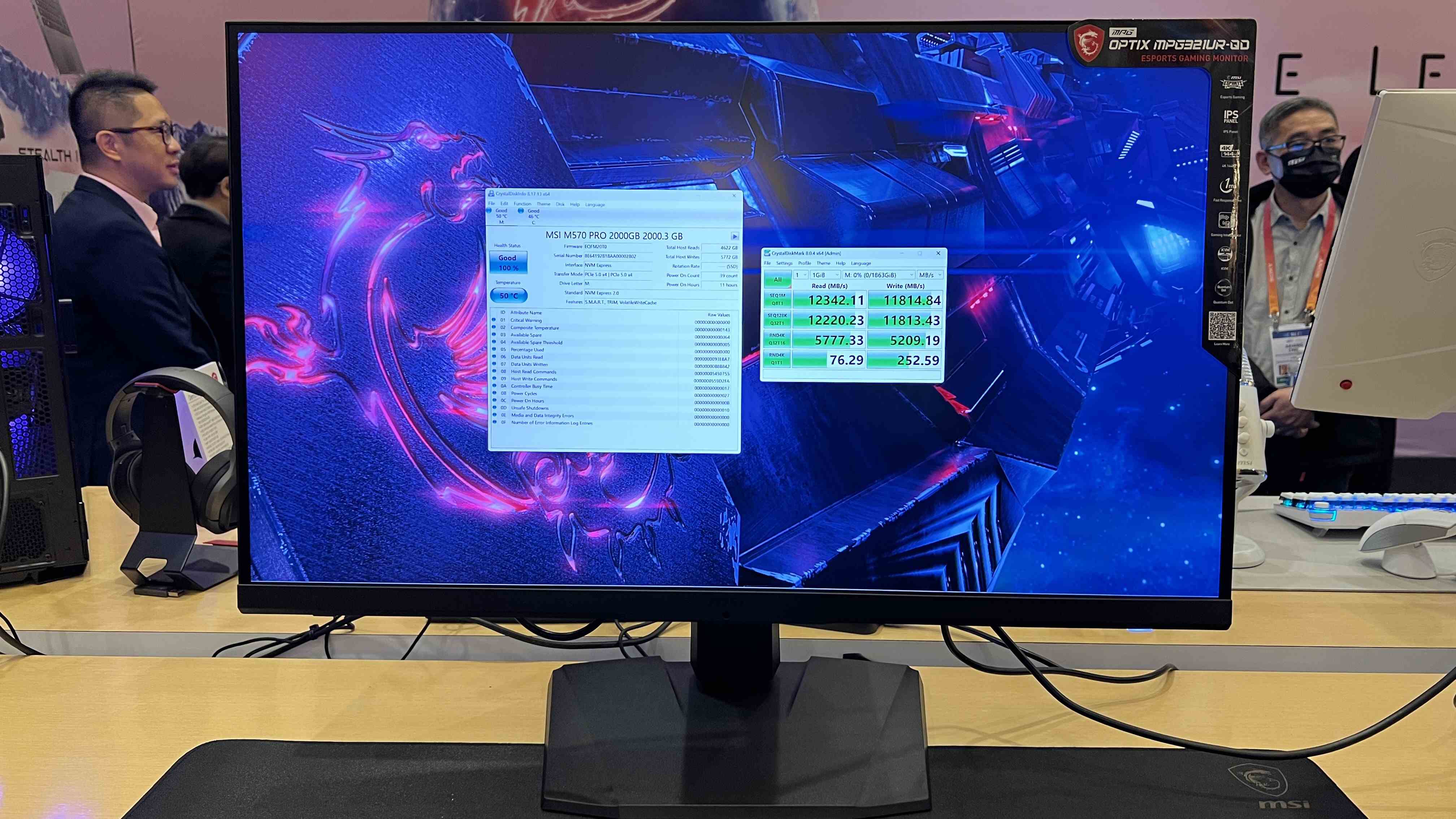 Benchmarks MSI Spatium M570 Pro