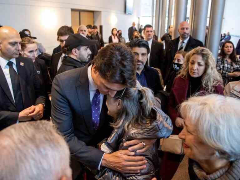 Trudeau s’engage à demander justice pour les victimes du vol PS752