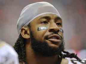 Une photo d'archive de novembre 2011 montre Jonathan Hefney en tant que membre des Blue Bombers de Winnipeg lors du match de la Coupe Grey contre les Lions de la Colombie-Britannique à Vancouver.