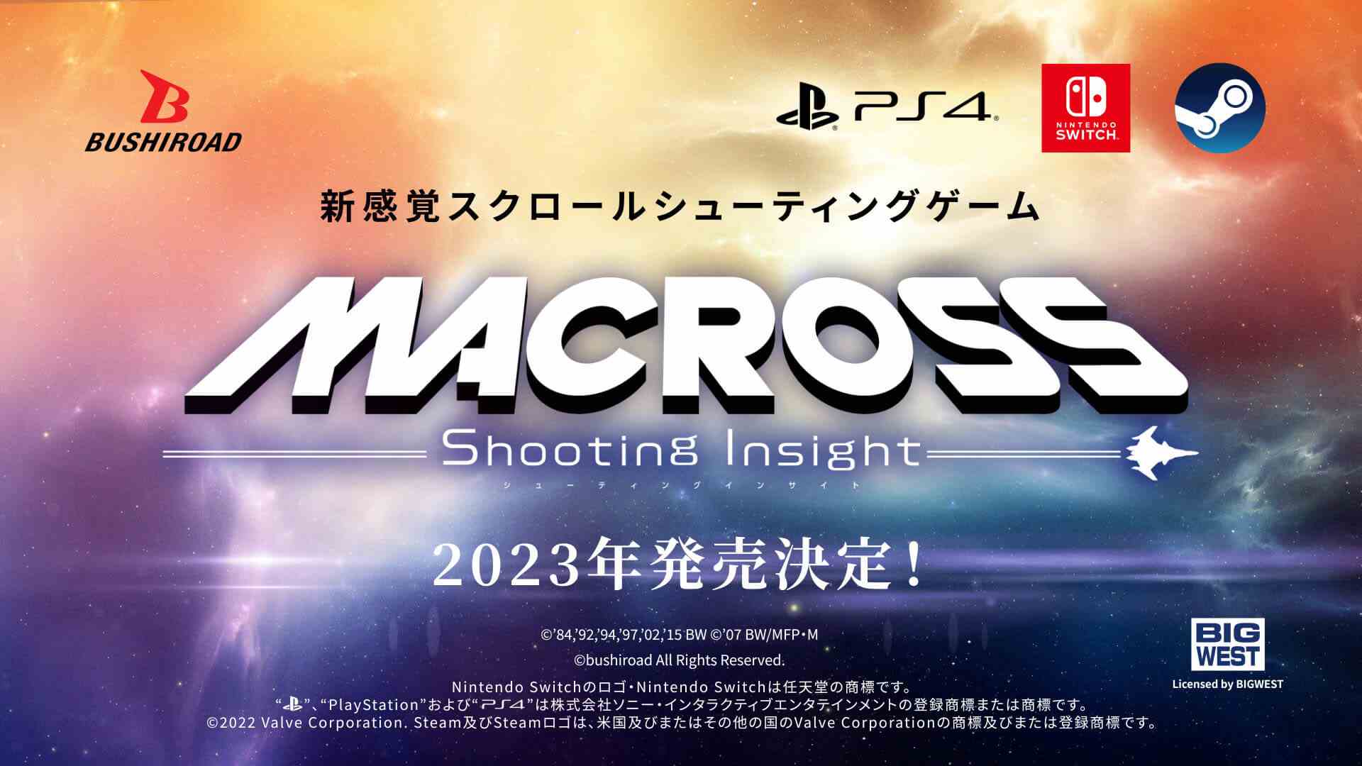 Macross Shooting Insight annoncé pour Switch
