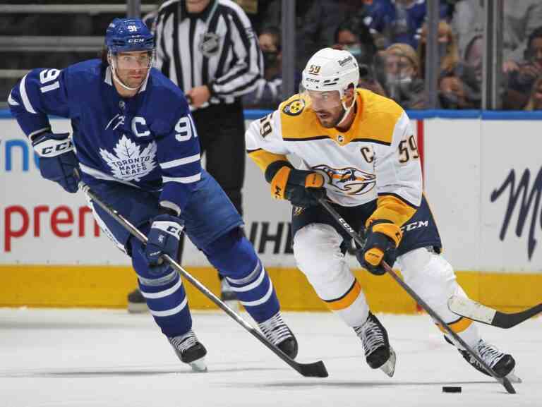 Predators vs Maple Leafs Cotes, choix et prédictions ce soir: Tavares mène par l’exemple