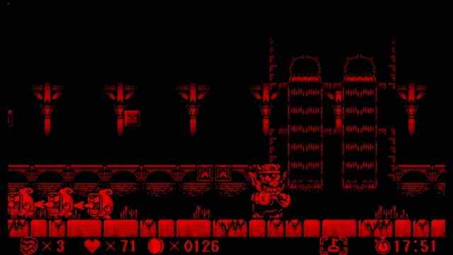 Virtual Boy Wario Terre dans une grotte