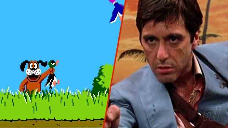 Aléatoire: Scarface part à la chasse au canard dans une excellente séance photo avec un jouet
