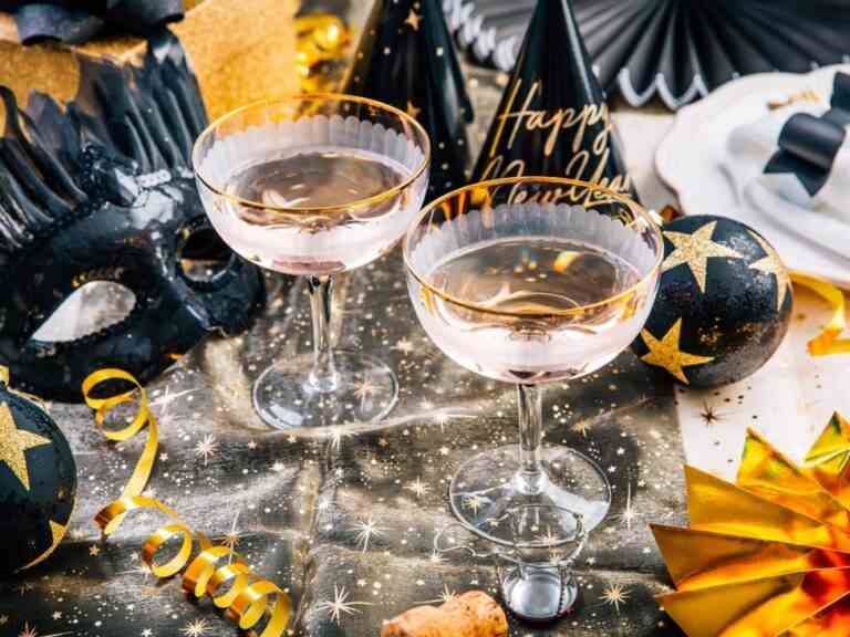 Cue les cocktails pour les célébrations du Nouvel An