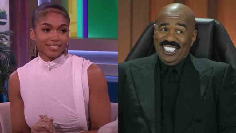 Lori Harvey on The Real and Steve Harvey on Judge Steve Harvey.