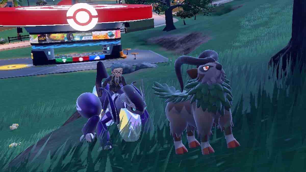 Gogoat au combat - Meilleur Pokémon de type herbe en écarlate et violet