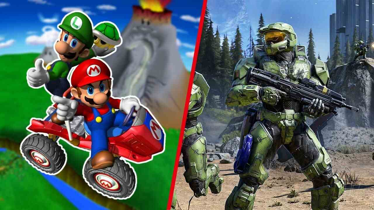 Aléatoire: les fans recréent la montagne DK de Mario Kart dans Halo Infinite
