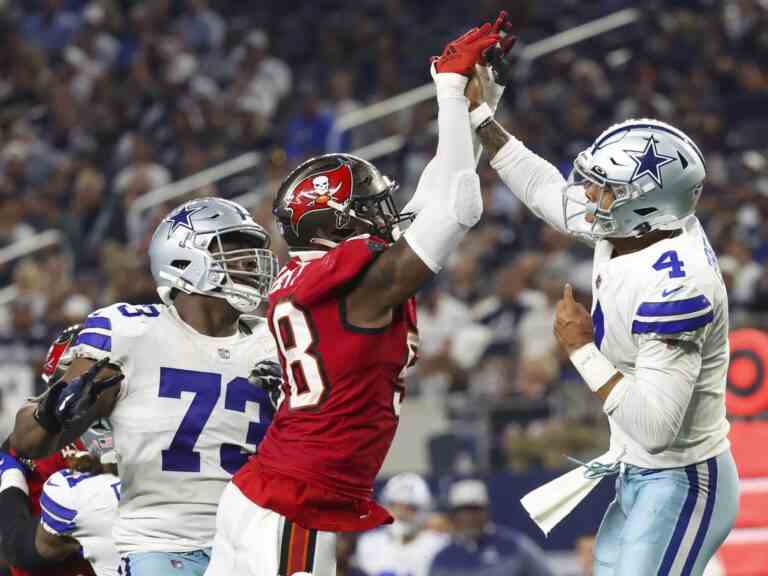 Cowboys vs Buccaneers Wild Card Round MNF Prop Bets: Evans profite d’une attaque lourde