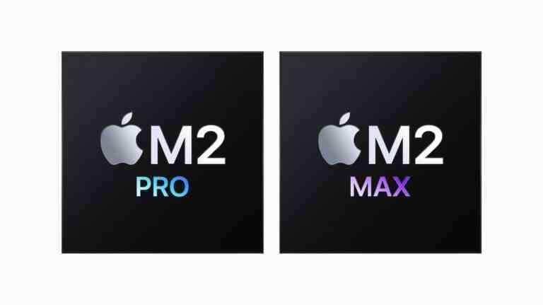 Les puces M2 Pro et M2 Max d’Apple sont là (et très rapides)