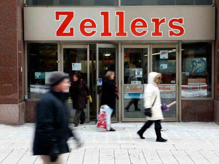 Zellers rouvrira avec 25 emplacements à travers le Canada au début de cette année