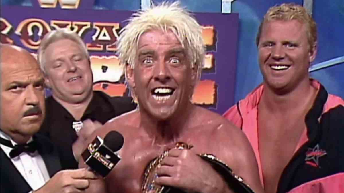 Ric Flair at the 1992 Royal Rumble