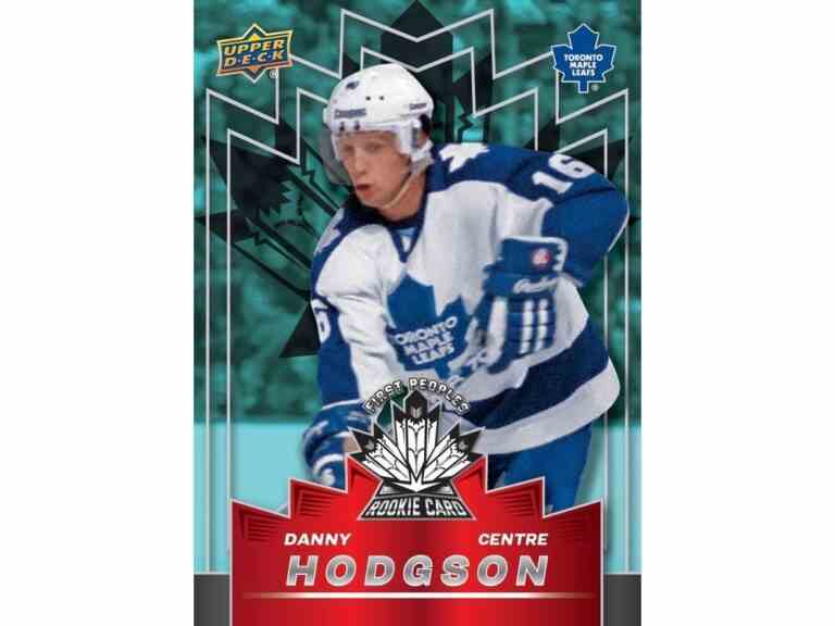 L’ancien Leaf Danny Hodgson « honoré » par la sortie d’un jeu de cartes de hockey autochtone