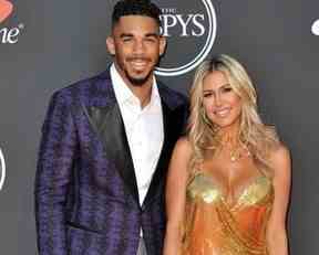 La star des Sharks de San Jose, Evander Kane, et son ex-épouse, Anna.