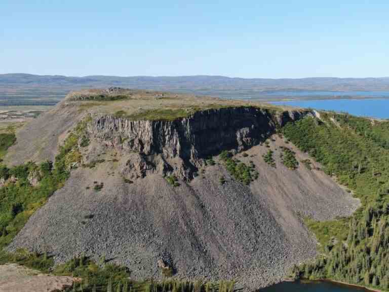 Emplacement éloigné du Labrador terrain d’entraînement potentiel pour les astronautes